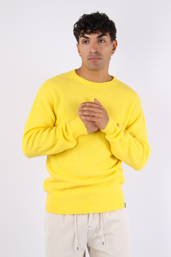 Maglia Girocollo Misto Alpaca Giallo