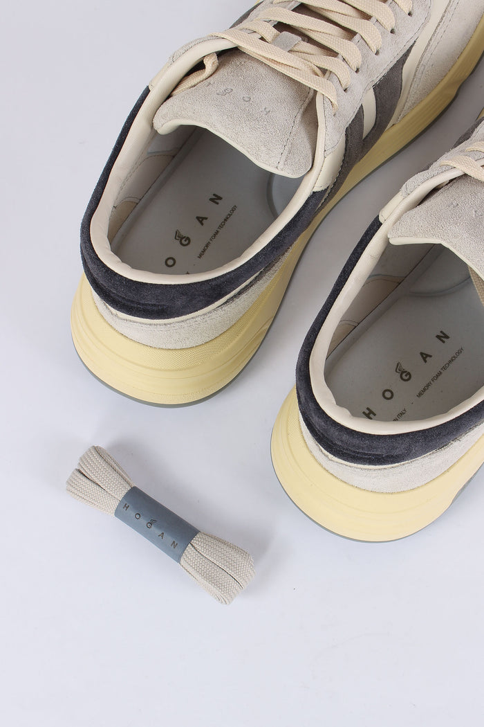 Sneakers Hyperlight Allacciato H Bianco/moro-4
