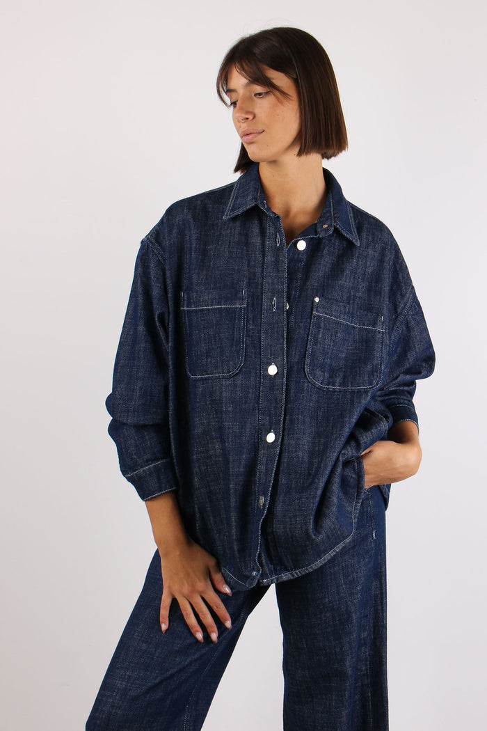 Camicia Bull Over Navy-2