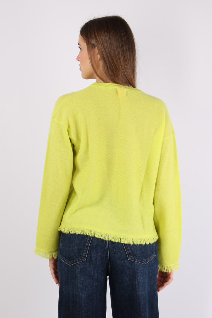 Girocollo Frangette Giallo-5