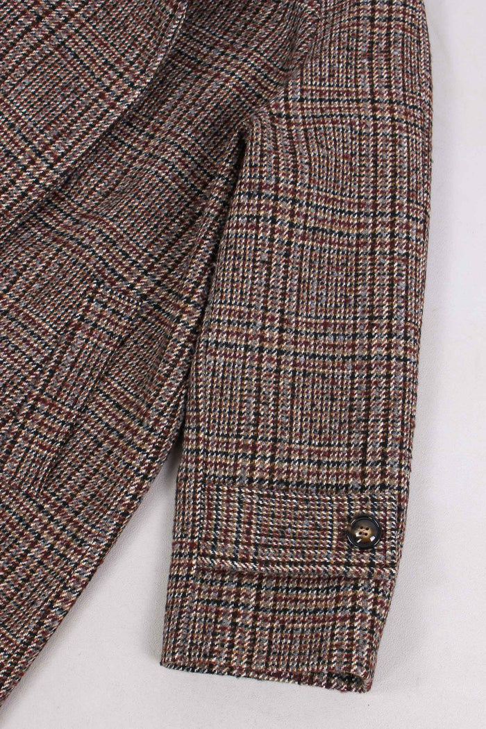 Cappotto Loden Principe Galles Bruciato-5