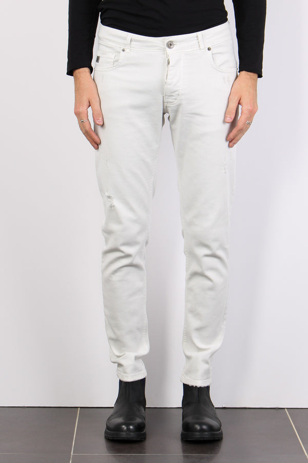 Pantalone Bull Micro Rotture Off White-2