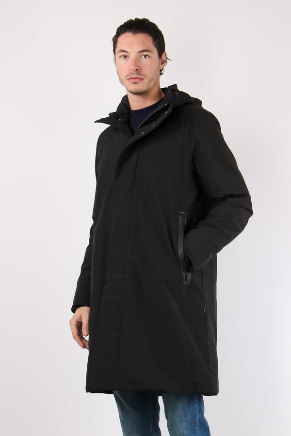 Barry Parka Cerniera Nastrata Black-2