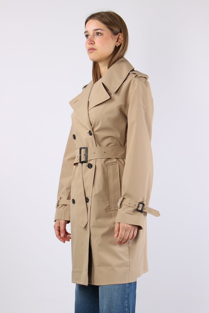 Talya Trench Medio Stardust Beige-9