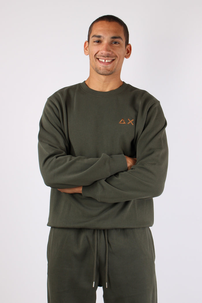 Felpa Girocollo Militare-5