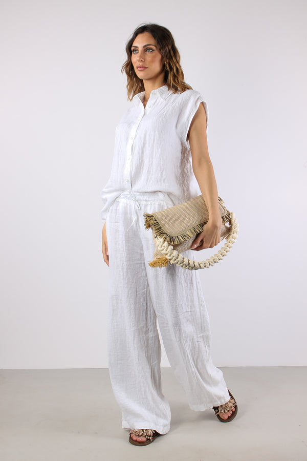 Pantalone Palazzo Lino Naturale
