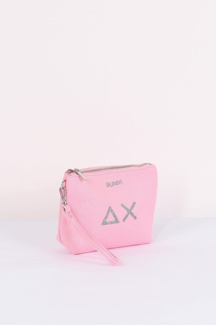 Mini Pochette Canvas Fuxia-5
