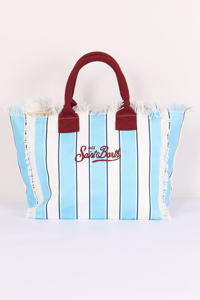 Vanity Canvas Righe Azzurro/rosso-3
