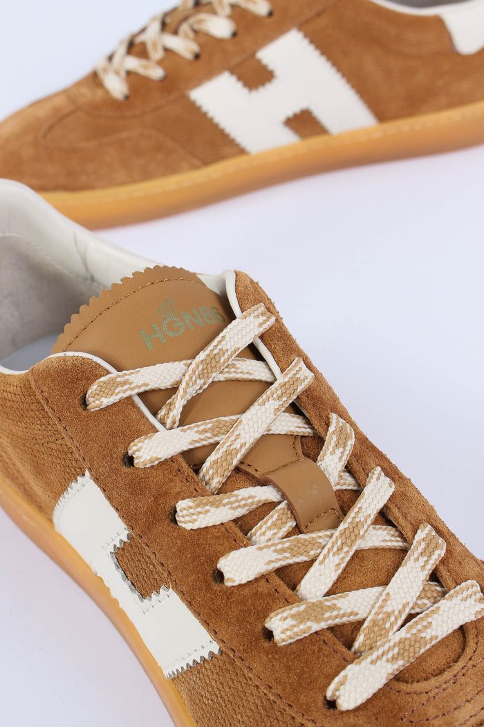 Sneaker Cool Camoscio Marrone-4