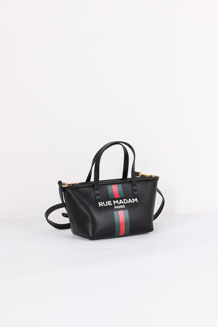 Mini Shopping Banda Monogram Black-6