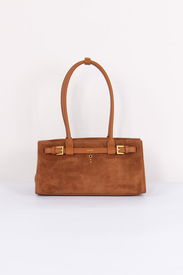 Valegro Baguette Suede Fibbie Tobacco
