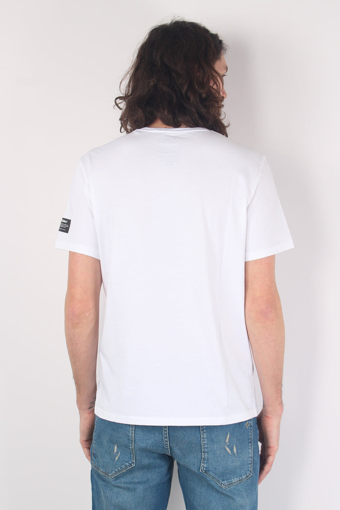 Ventalf T-shirt Logo Manica White-3