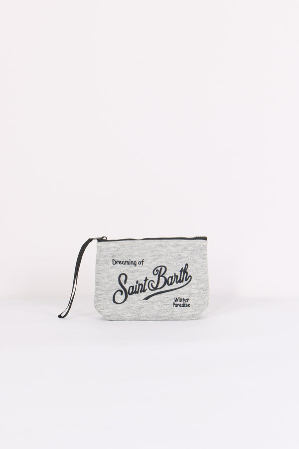 Pochette Wool Grigio