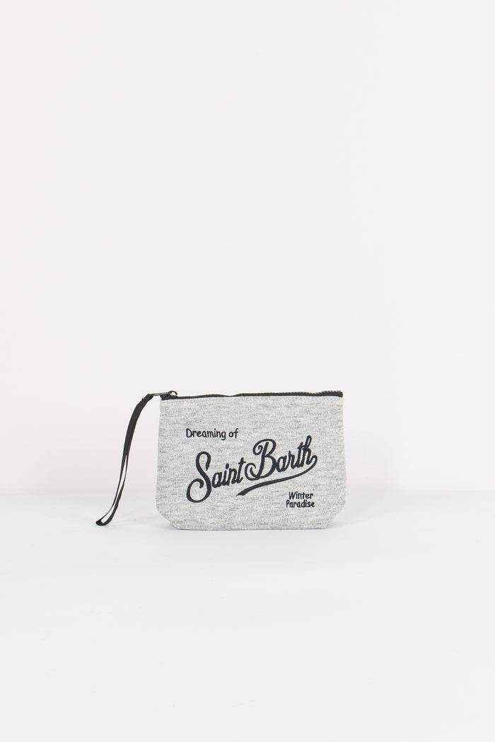 Pochette Wool Grigio