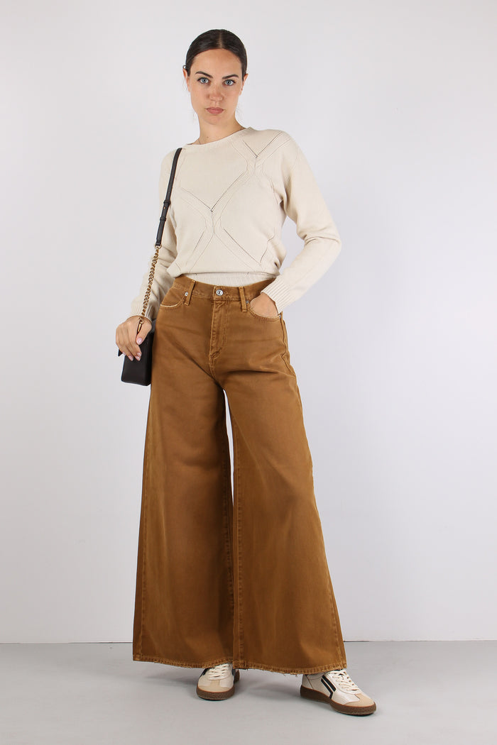 Denim Wide Leg Denim Medio-3