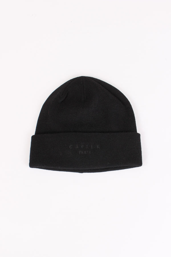 Cuffia Basica Logo Ricamo Nero