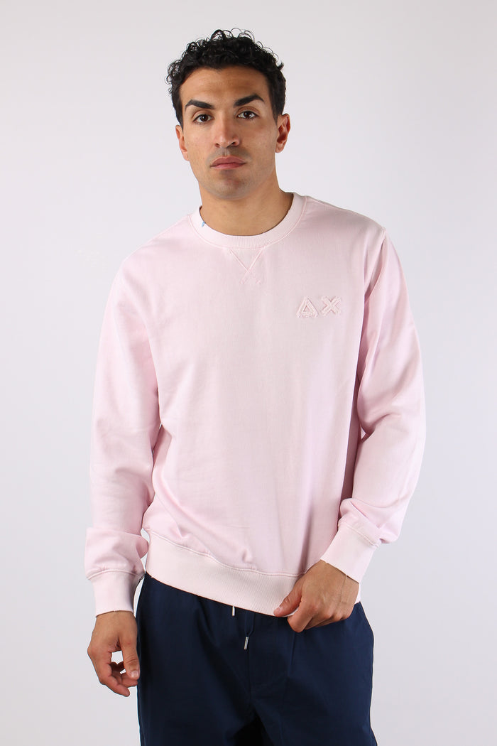 Felpa Girocollo Delavee Rosa