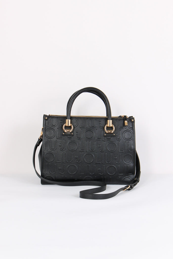 Shopping Logo 3d Nero-3