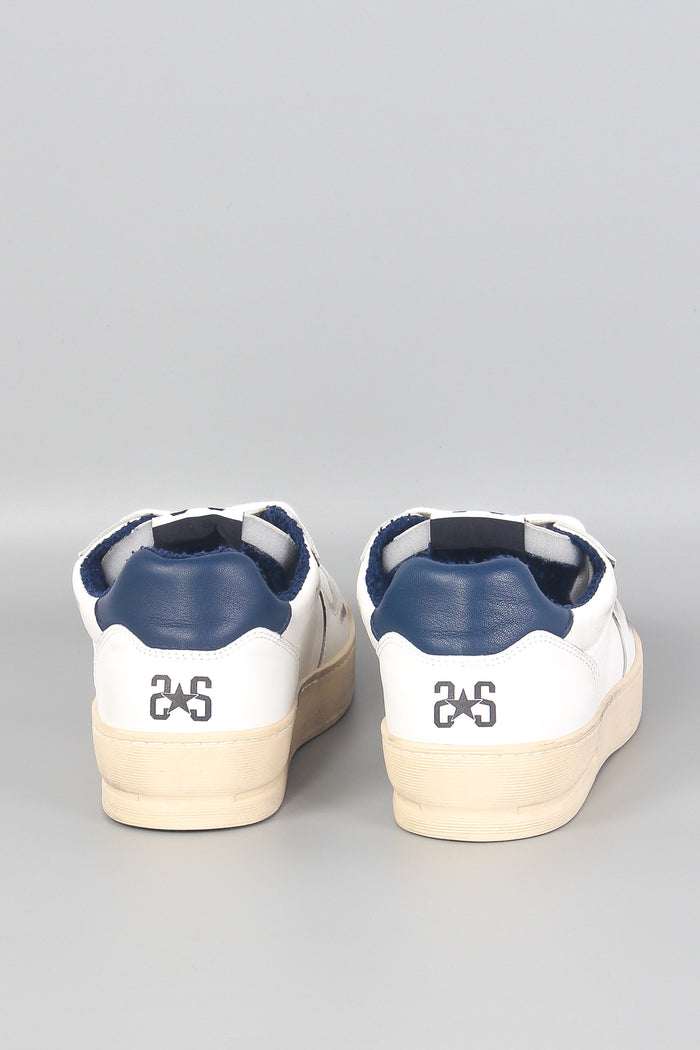 Sneaker Padel Star Bianco/nero/azzurro-3