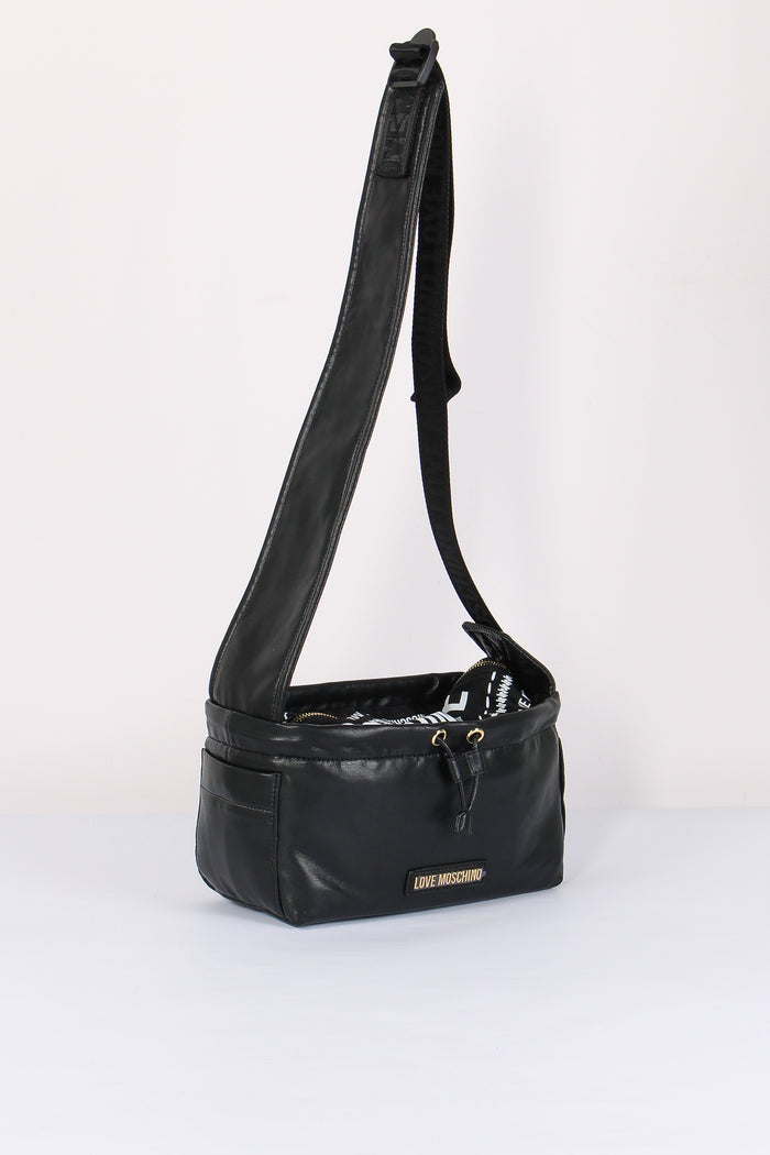 Maxi Nylon Logo Nero-5