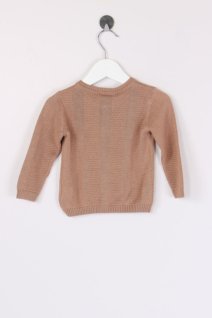 Cardigan Bottoni Beige-2