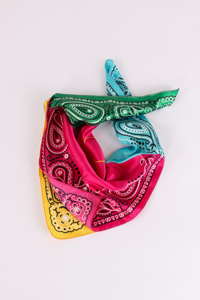 Foulard Fantasia Bandana Green-4