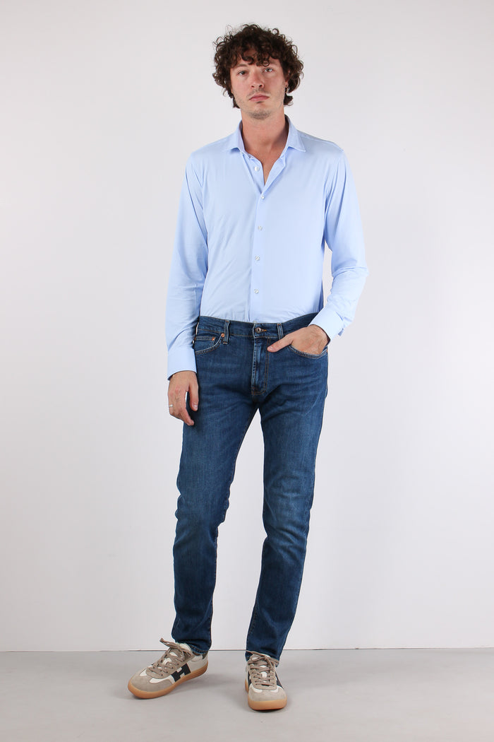 Denim Regular Slim Fit Denim Medio