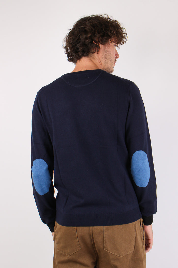 Maglia Profilo Toppa Navy Blue-5