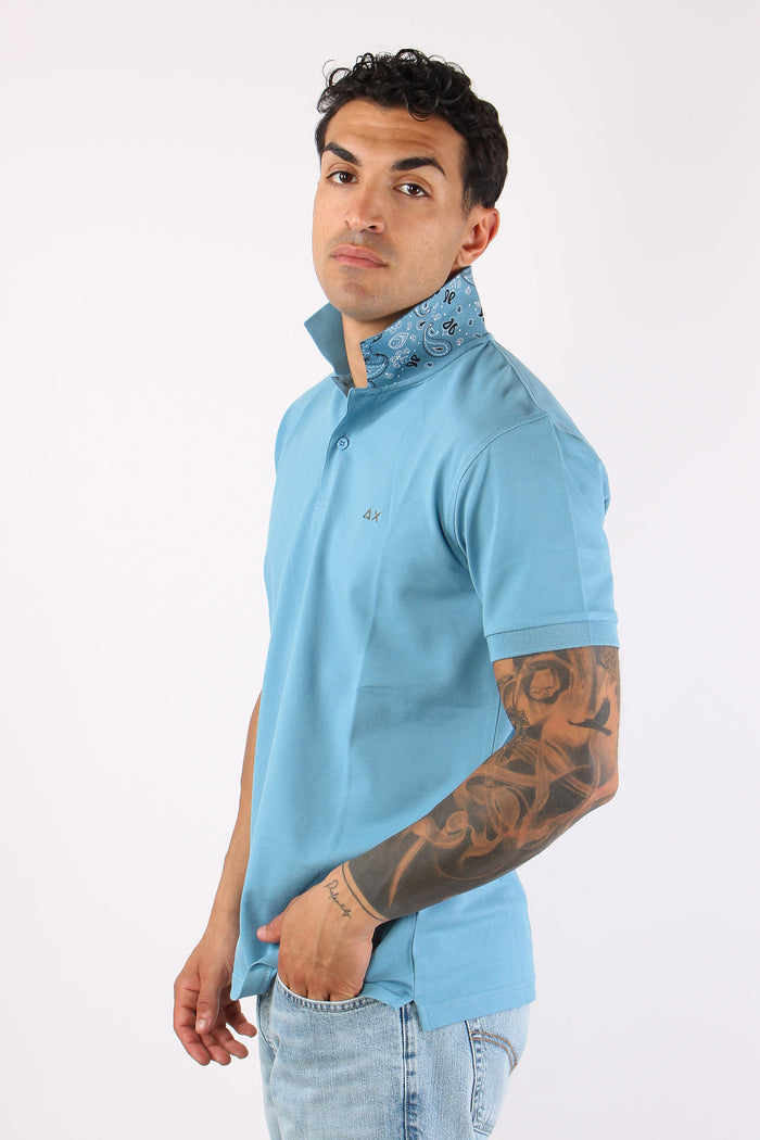 Polo Sotto Collo Bandana Avio-6