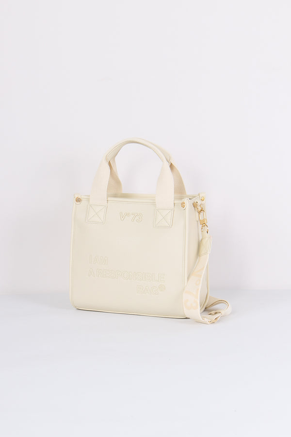 Responsability Now Mini Tote E Off White-2