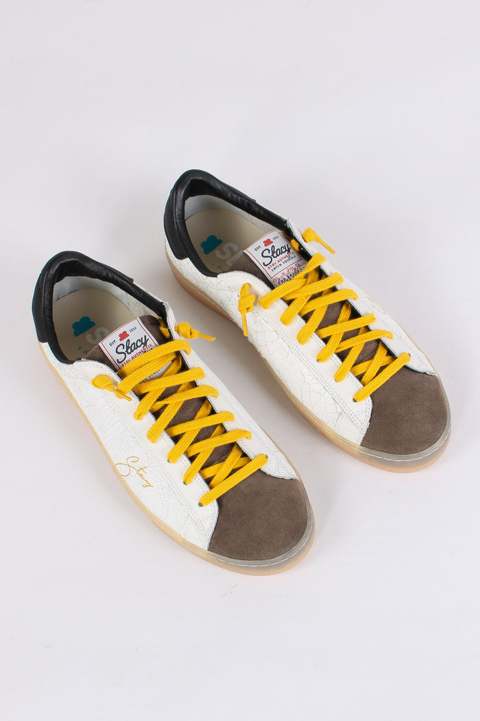 Sneakers Bimateriale Lether Bee-2