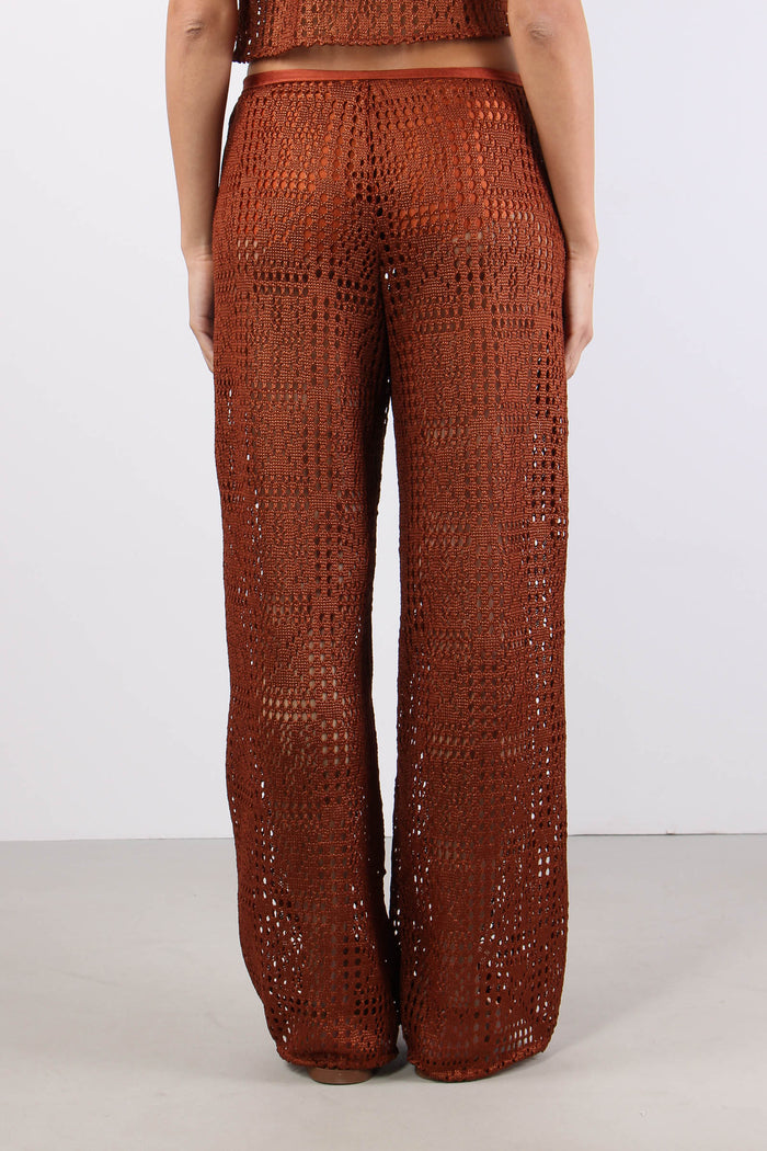 Pantalone Crochet Bronzo-4