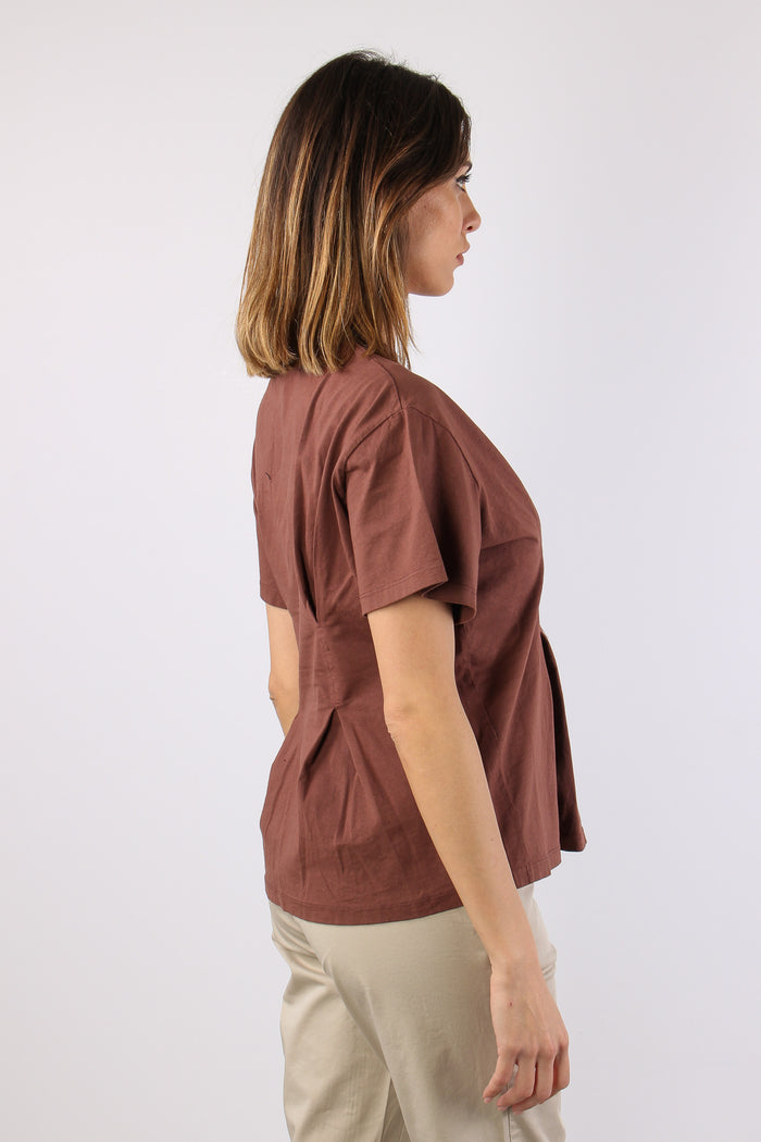 T-shirt Clessidra Riprese Malva-6