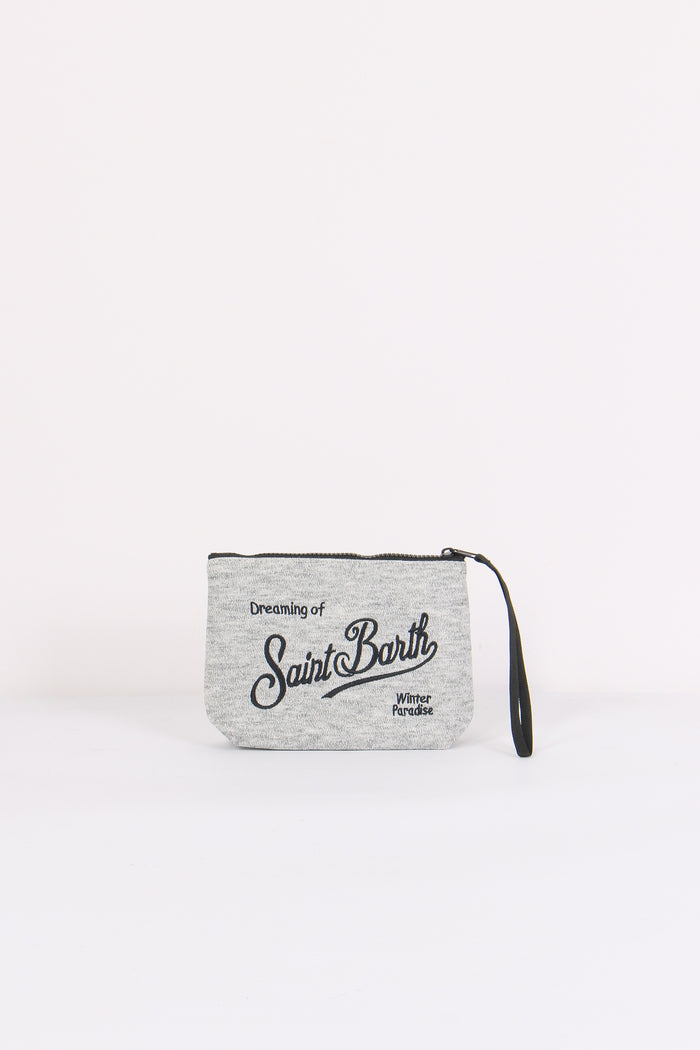 Pochette Wool Grigio-3