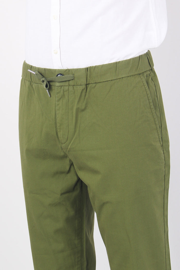 Pantalone Coulisse Verde-7