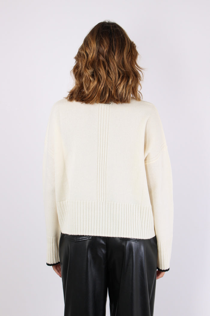 Falkland Collo Alto Misto Cach Bianco Meringa-5