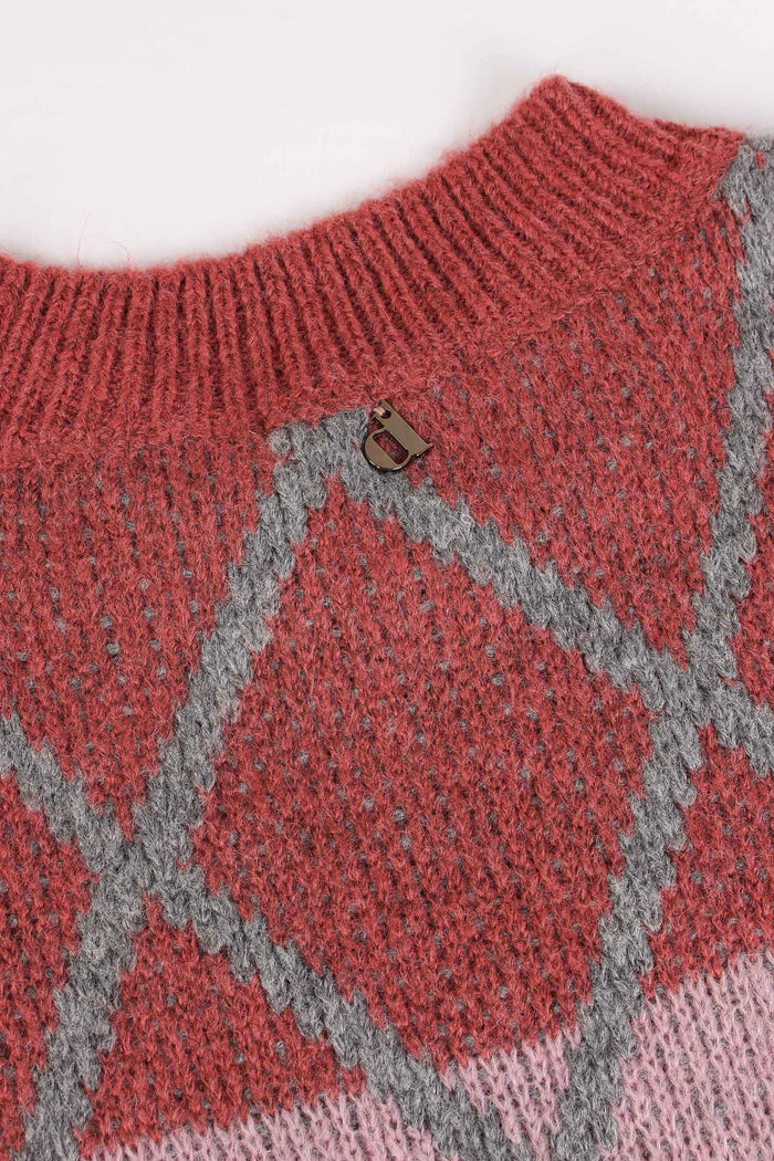 Maglia Losanghe Multicolor Multicolor-5