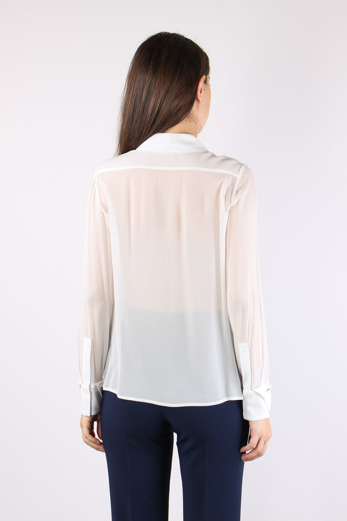 Camicia Logo Gioiello Avorio-7