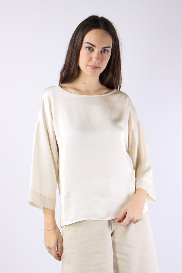Blusa Manica 3/4 Panna-2