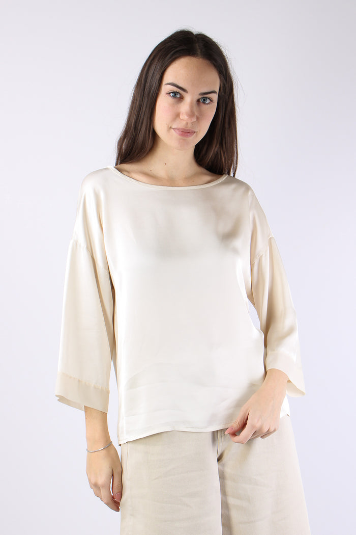 Blusa Manica 3/4 Panna-2