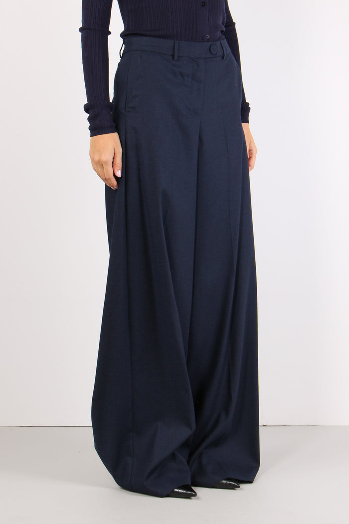 Mllapice Pantalone Palazzo Blu-3