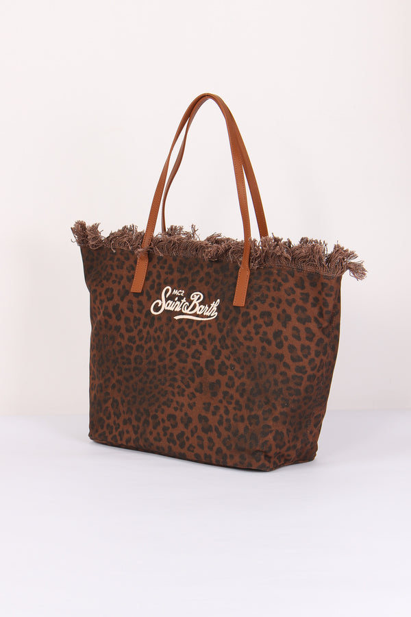 City Bag Frange Leopard-2