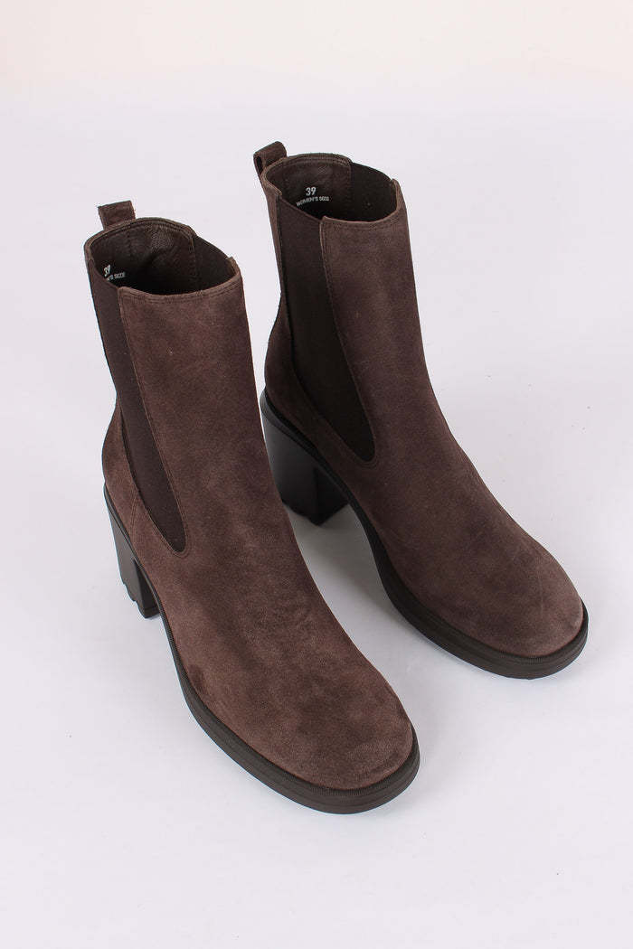 Stivale H724 Chelsea Suede Palissandro-4
