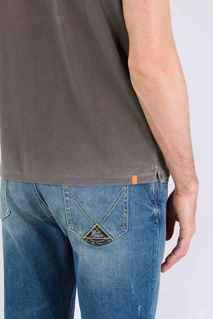 T-shirt Piquet Tabacco-8