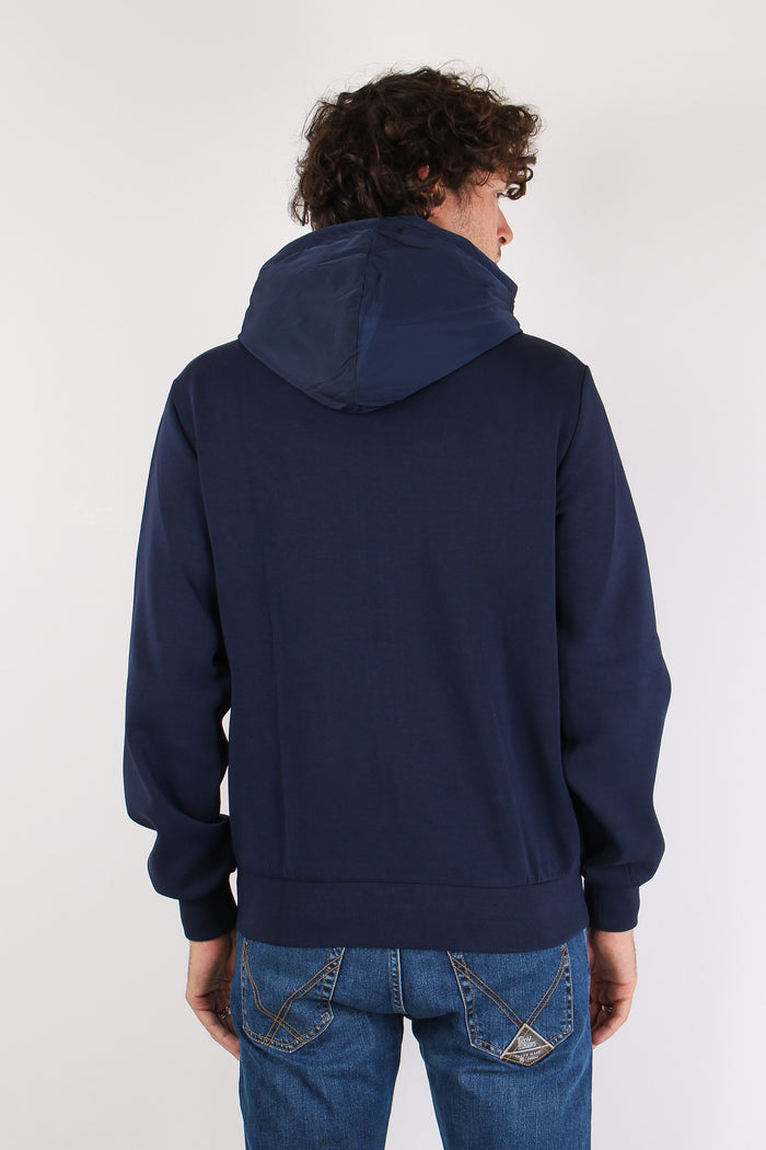 Bomber Zip Nylon Navy Blue-4