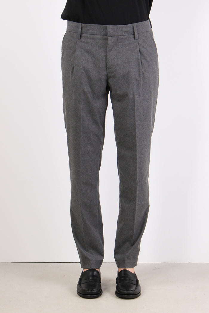 Pantalone Chino Pences Slim Asphalt Grey-2