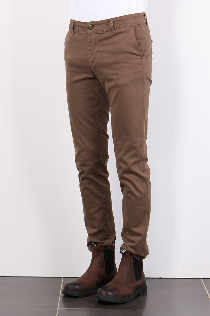 Denim Chino Slim Fit Fango-5