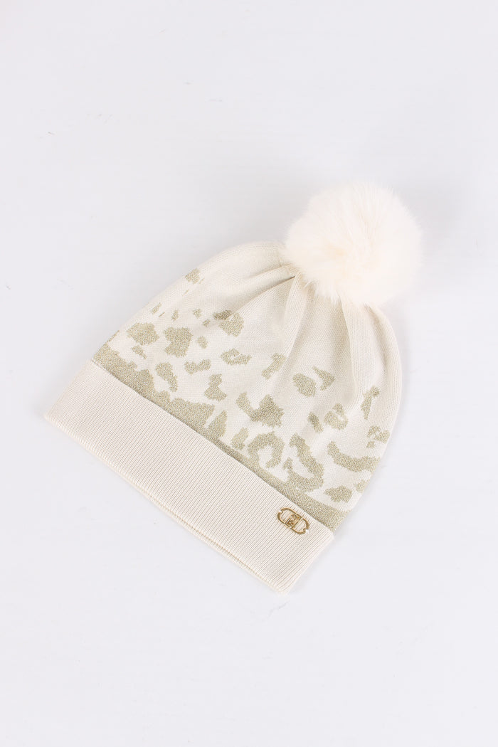 Cuffia Inserto Macula Bianco/gold-4