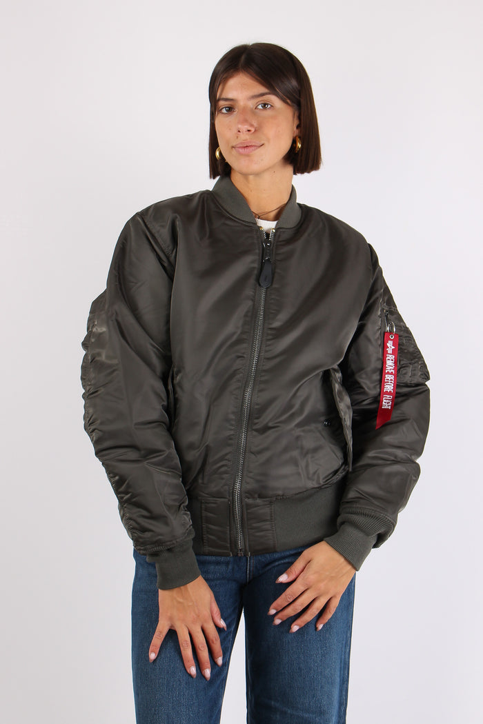 Heritage Bomber Jacket Nylon Grey