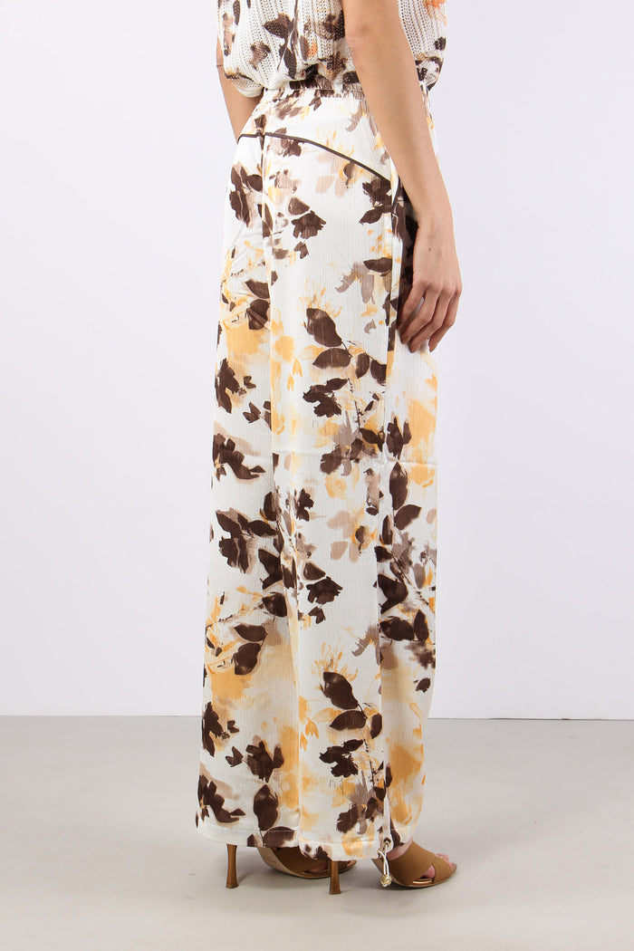 Pantalone Fantaia Coulisse Brown Shades-7
